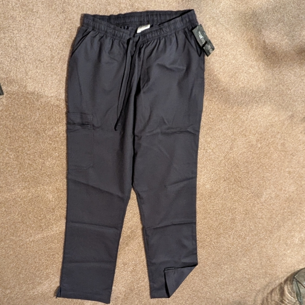 UA Advantage STRETCH Men's 6-Pocket Cargo Scrub Pants Small Pewter NWT